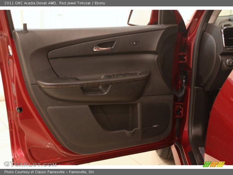 Red Jewel Tintcoat / Ebony 2011 GMC Acadia Denali AWD