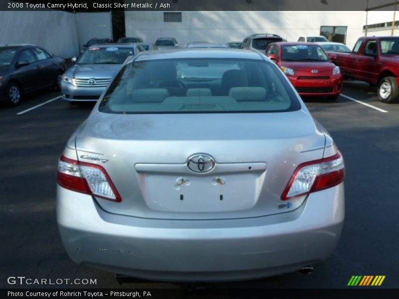 Classic Silver Metallic / Ash 2008 Toyota Camry Hybrid