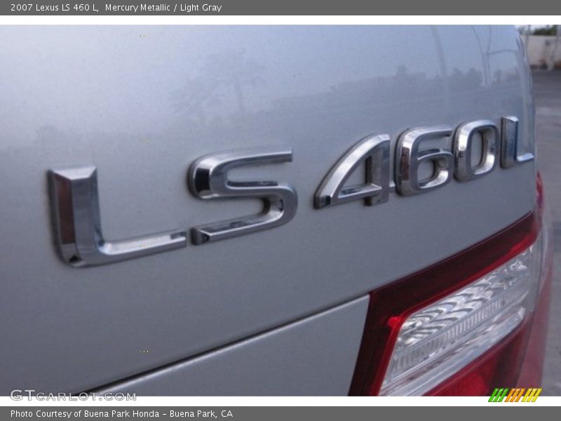 Mercury Metallic / Light Gray 2007 Lexus LS 460 L