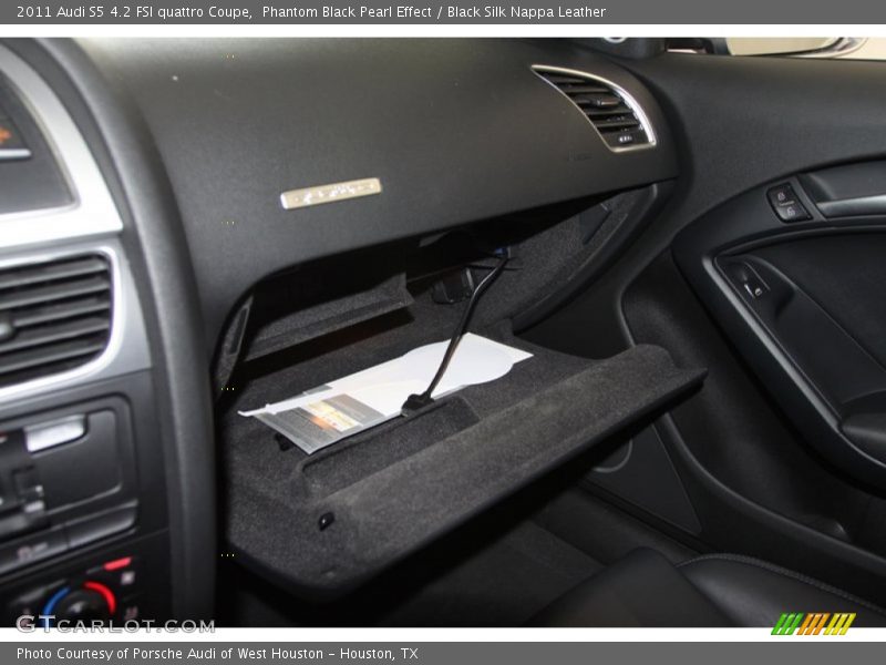 Phantom Black Pearl Effect / Black Silk Nappa Leather 2011 Audi S5 4.2 FSI quattro Coupe
