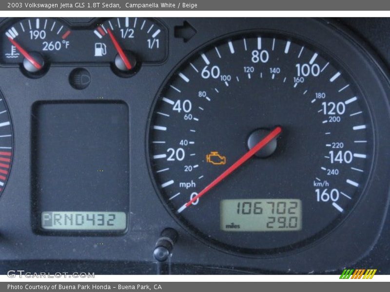 Campanella White / Beige 2003 Volkswagen Jetta GLS 1.8T Sedan