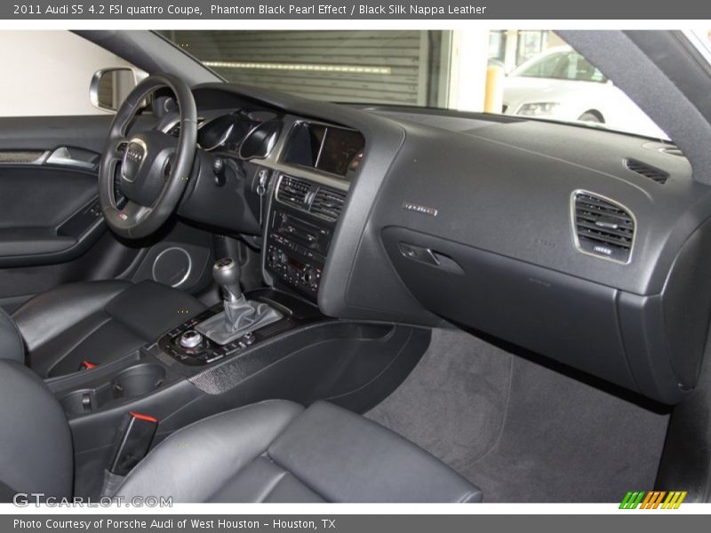 Phantom Black Pearl Effect / Black Silk Nappa Leather 2011 Audi S5 4.2 FSI quattro Coupe