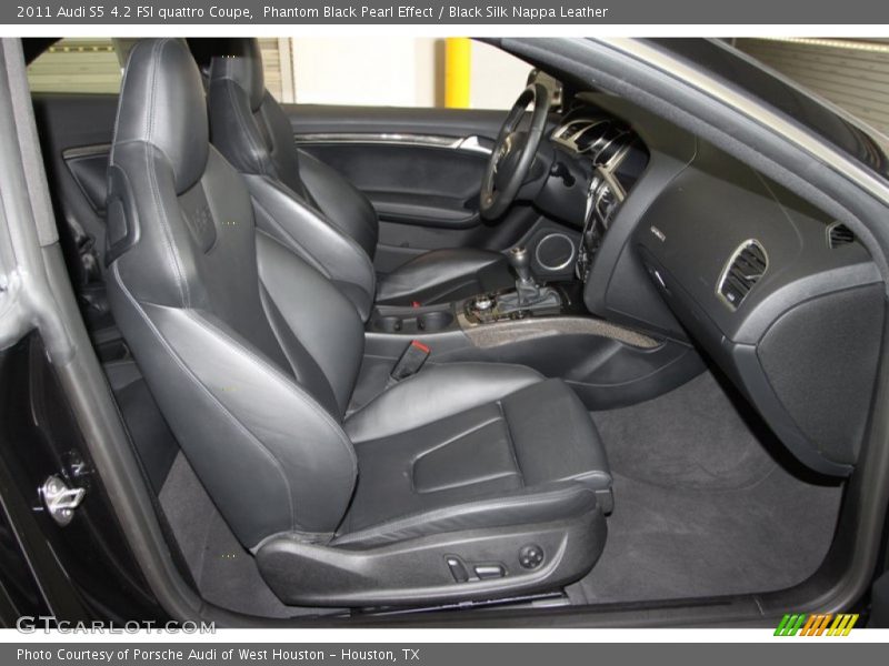 Phantom Black Pearl Effect / Black Silk Nappa Leather 2011 Audi S5 4.2 FSI quattro Coupe