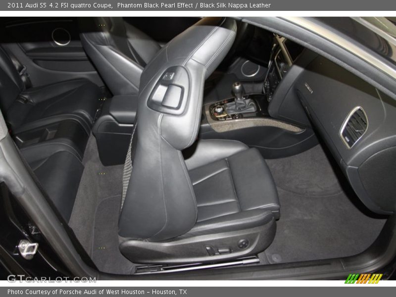 Phantom Black Pearl Effect / Black Silk Nappa Leather 2011 Audi S5 4.2 FSI quattro Coupe