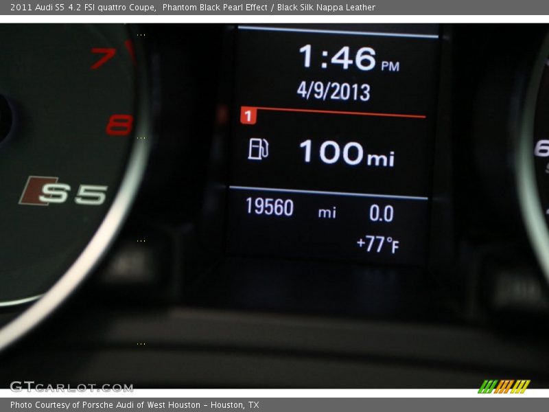 Phantom Black Pearl Effect / Black Silk Nappa Leather 2011 Audi S5 4.2 FSI quattro Coupe
