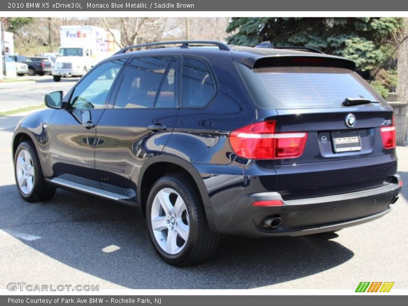 Monaco Blue Metallic / Saddle Brown 2010 BMW X5 xDrive30i
