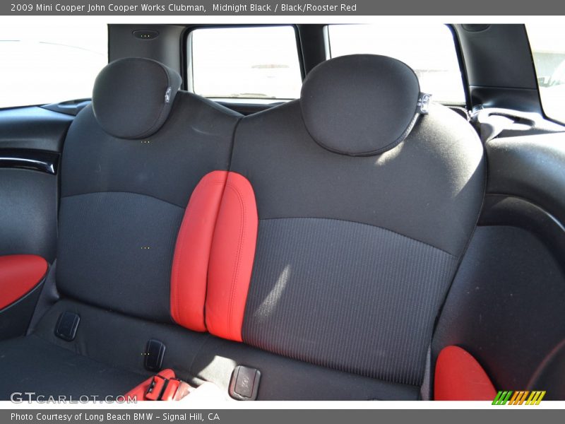 Midnight Black / Black/Rooster Red 2009 Mini Cooper John Cooper Works Clubman
