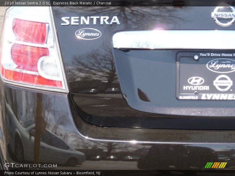 Espresso Black Metallic / Charcoal 2010 Nissan Sentra 2.0 SL