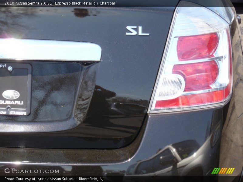 Espresso Black Metallic / Charcoal 2010 Nissan Sentra 2.0 SL
