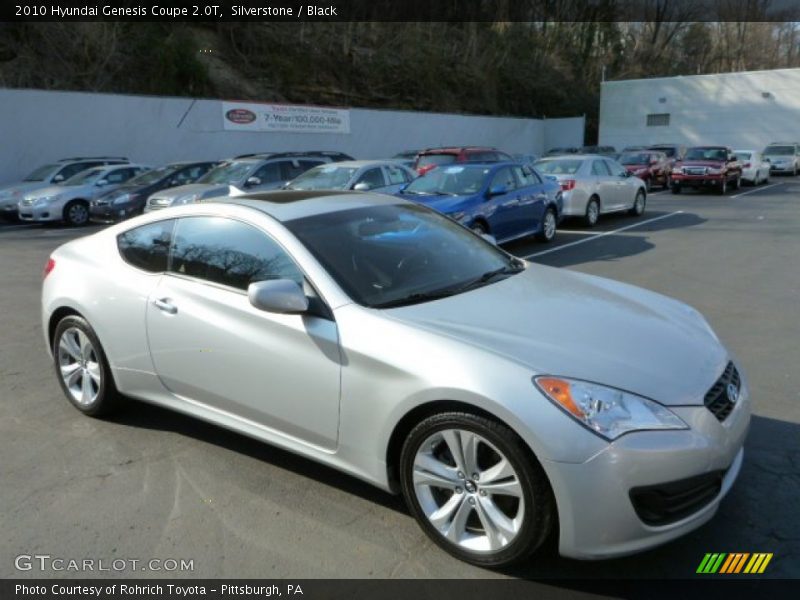 Silverstone / Black 2010 Hyundai Genesis Coupe 2.0T