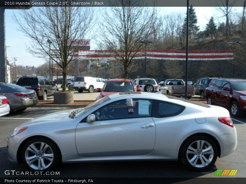 Silverstone / Black 2010 Hyundai Genesis Coupe 2.0T