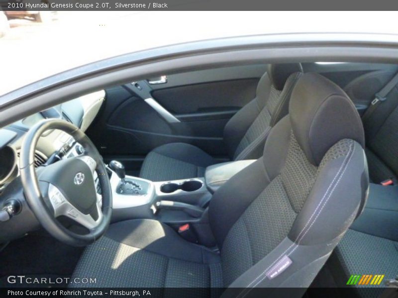 Silverstone / Black 2010 Hyundai Genesis Coupe 2.0T