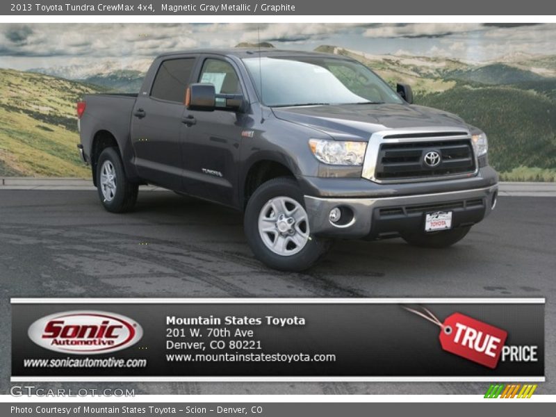 Magnetic Gray Metallic / Graphite 2013 Toyota Tundra CrewMax 4x4