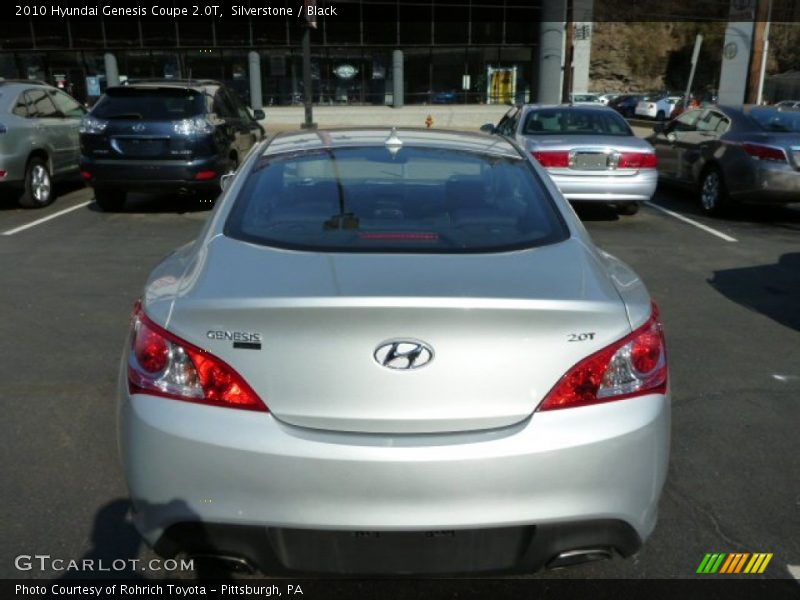 Silverstone / Black 2010 Hyundai Genesis Coupe 2.0T