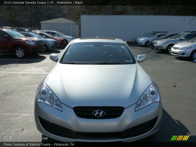 Silverstone / Black 2010 Hyundai Genesis Coupe 2.0T