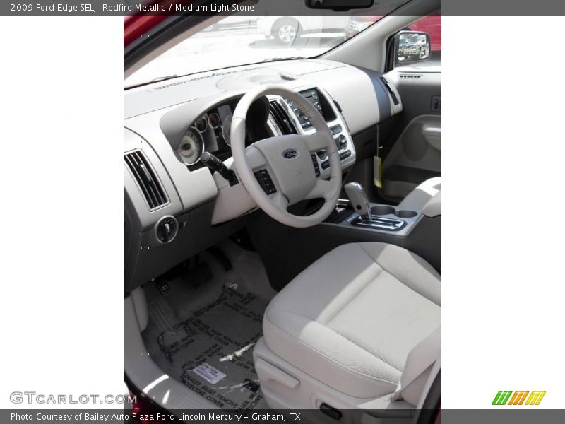 Redfire Metallic / Medium Light Stone 2009 Ford Edge SEL