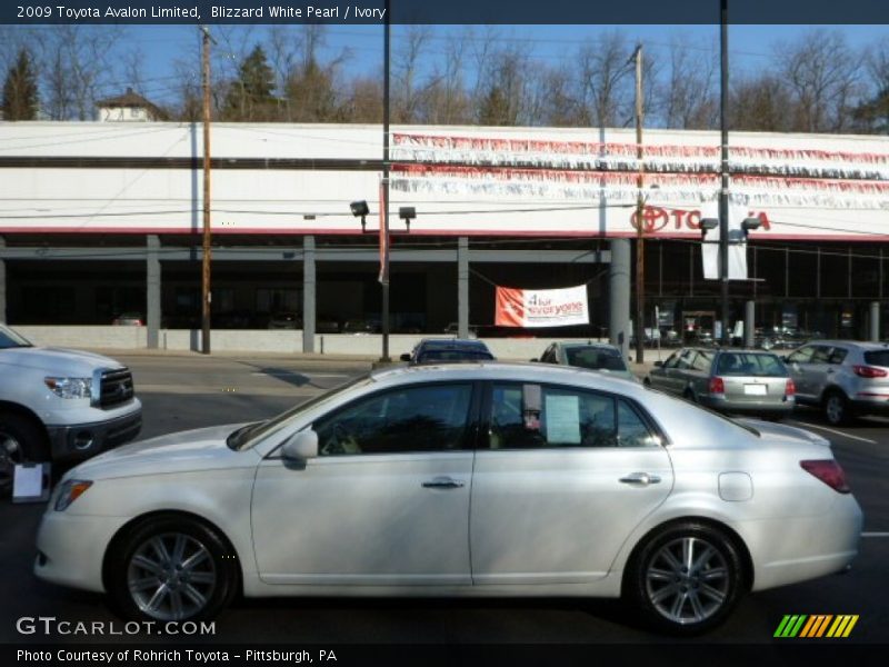 Blizzard White Pearl / Ivory 2009 Toyota Avalon Limited