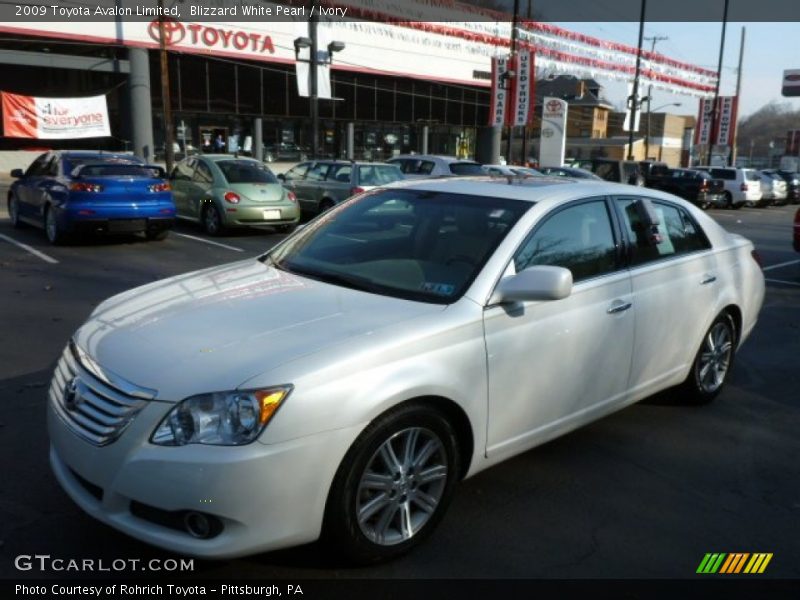Blizzard White Pearl / Ivory 2009 Toyota Avalon Limited