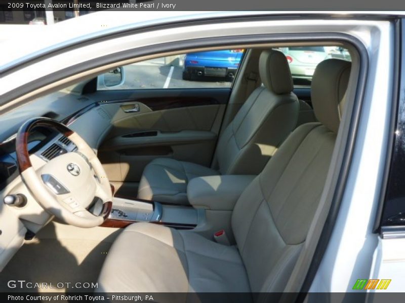 Blizzard White Pearl / Ivory 2009 Toyota Avalon Limited