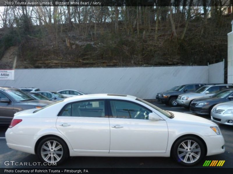 Blizzard White Pearl / Ivory 2009 Toyota Avalon Limited