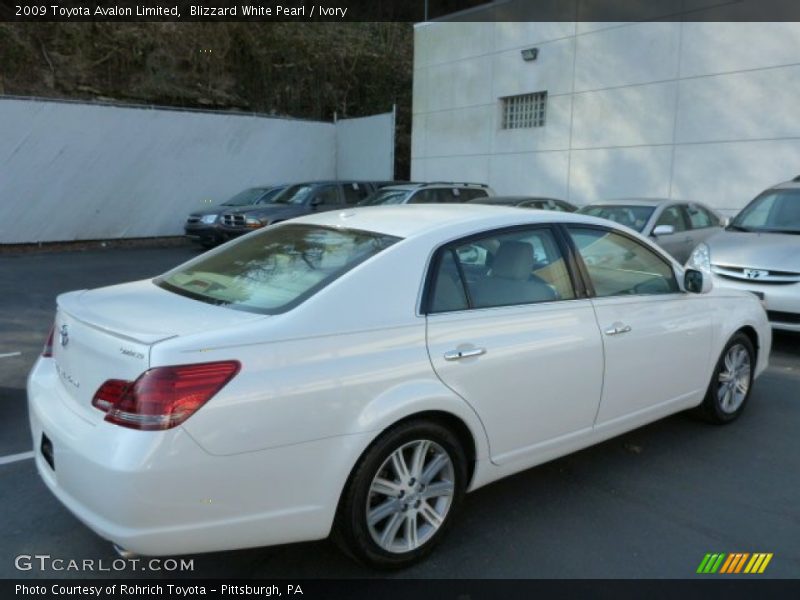 Blizzard White Pearl / Ivory 2009 Toyota Avalon Limited