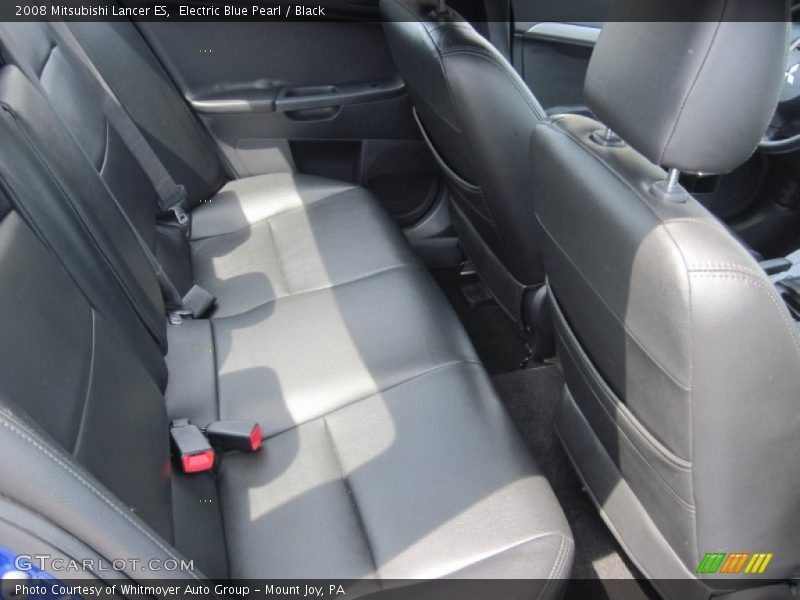 Electric Blue Pearl / Black 2008 Mitsubishi Lancer ES