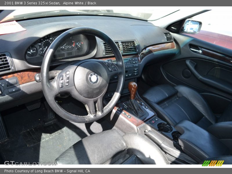 Alpine White / Black 2001 BMW 3 Series 325xi Sedan