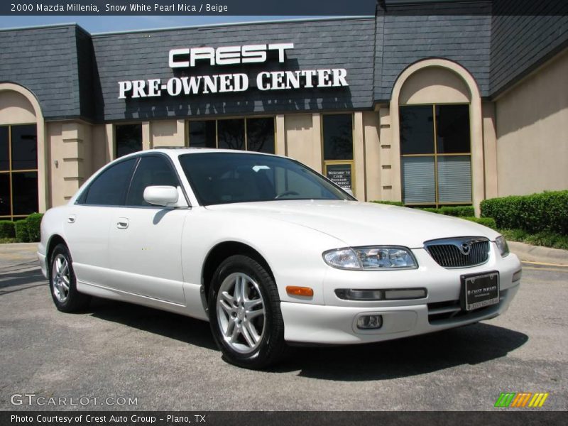 Snow White Pearl Mica / Beige 2000 Mazda Millenia