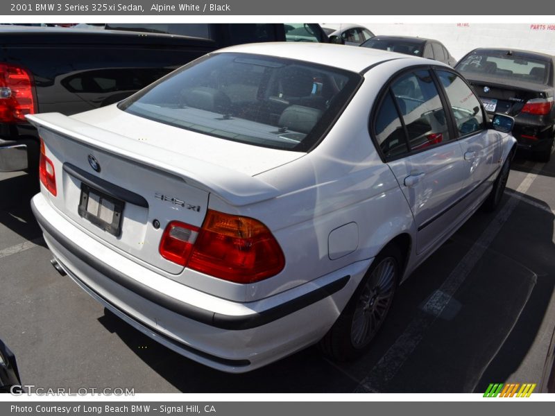 Alpine White / Black 2001 BMW 3 Series 325xi Sedan