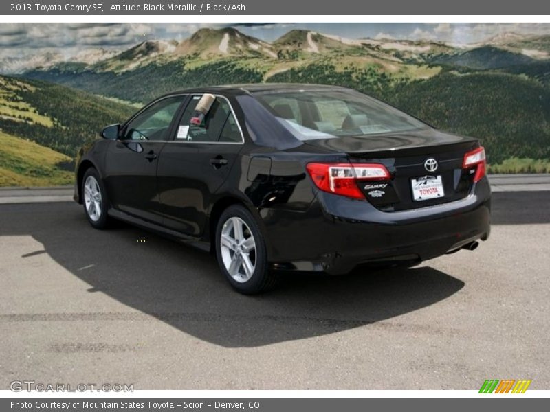 Attitude Black Metallic / Black/Ash 2013 Toyota Camry SE