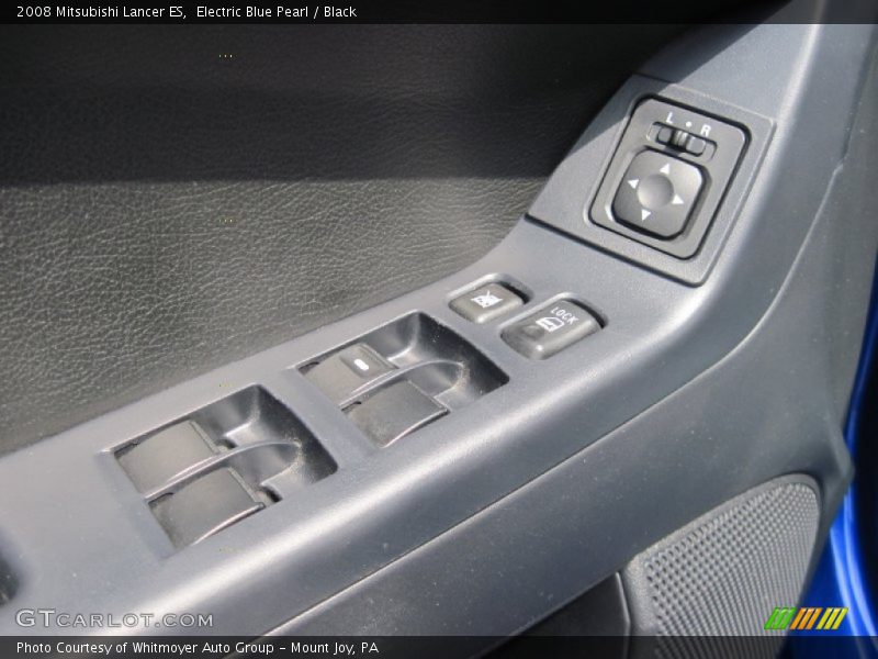 Electric Blue Pearl / Black 2008 Mitsubishi Lancer ES