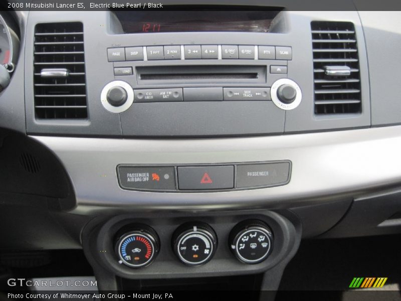Controls of 2008 Lancer ES