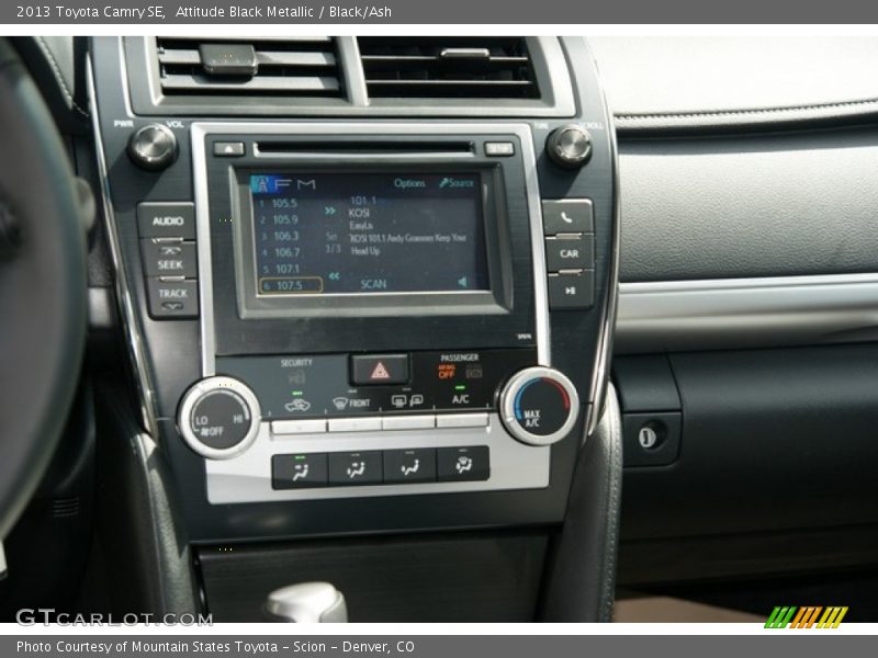 Attitude Black Metallic / Black/Ash 2013 Toyota Camry SE