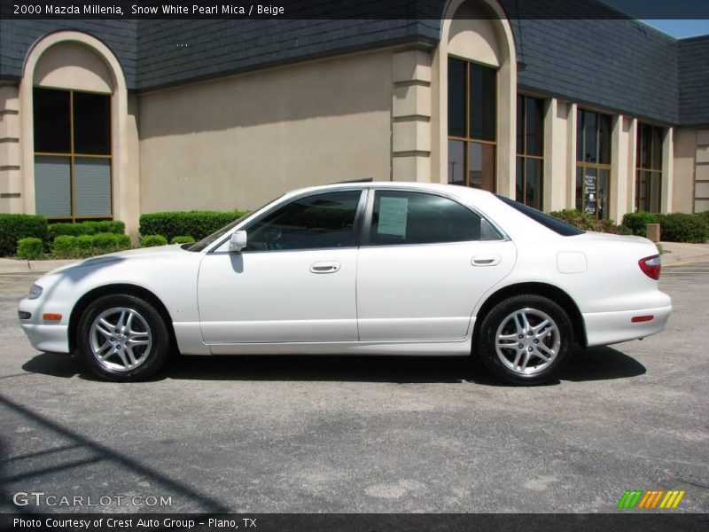Snow White Pearl Mica / Beige 2000 Mazda Millenia