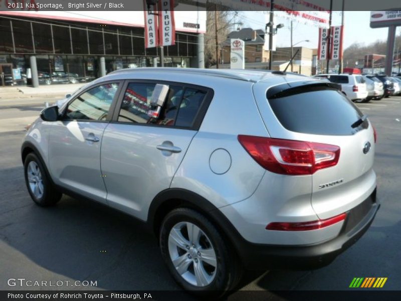 Bright Silver / Black 2011 Kia Sportage