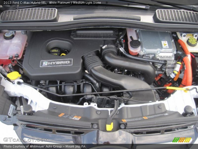 White Platinum / Medium Light Stone 2013 Ford C-Max Hybrid SEL