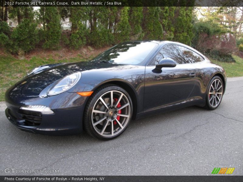 Dark Blue Metallic / Sea Blue 2012 Porsche 911 Carrera S Coupe