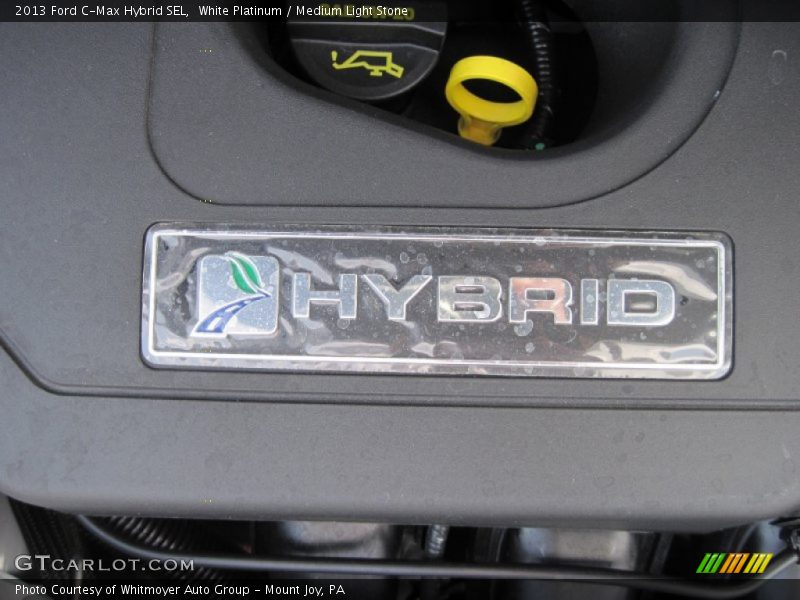 White Platinum / Medium Light Stone 2013 Ford C-Max Hybrid SEL