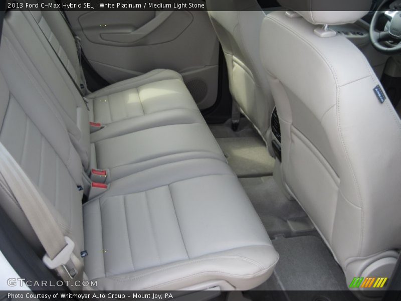 White Platinum / Medium Light Stone 2013 Ford C-Max Hybrid SEL