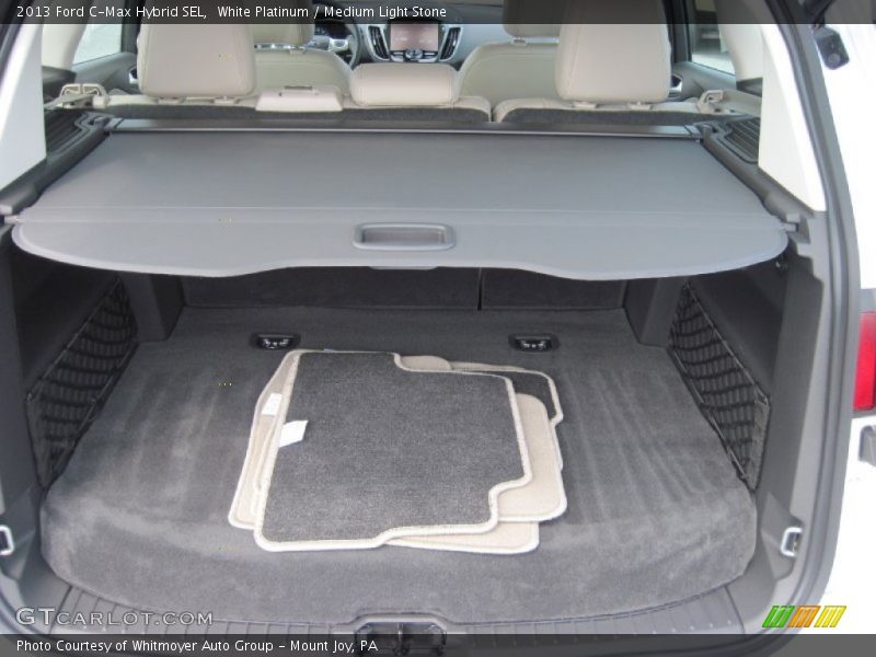 White Platinum / Medium Light Stone 2013 Ford C-Max Hybrid SEL
