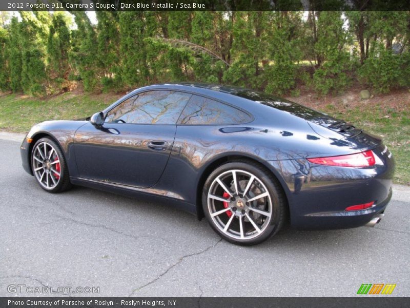 Dark Blue Metallic / Sea Blue 2012 Porsche 911 Carrera S Coupe