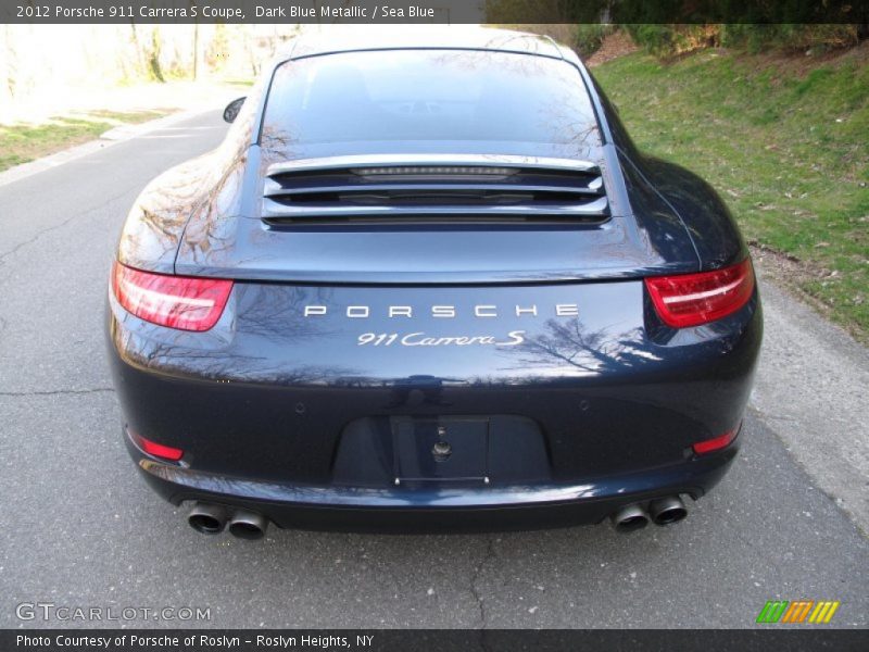 Dark Blue Metallic / Sea Blue 2012 Porsche 911 Carrera S Coupe