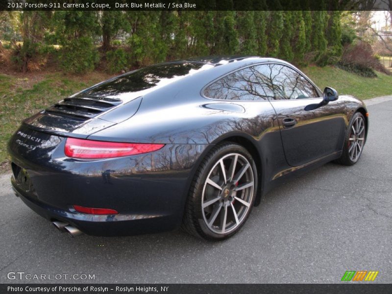 Dark Blue Metallic / Sea Blue 2012 Porsche 911 Carrera S Coupe