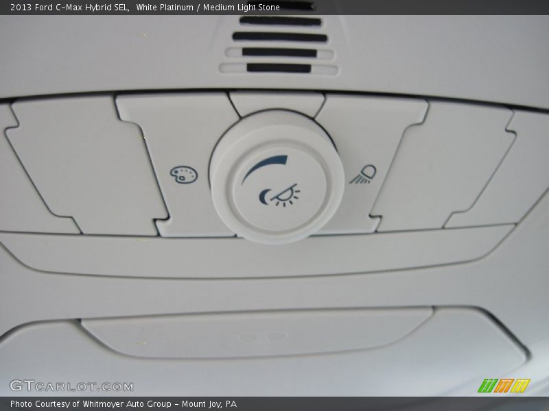White Platinum / Medium Light Stone 2013 Ford C-Max Hybrid SEL