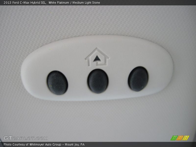 White Platinum / Medium Light Stone 2013 Ford C-Max Hybrid SEL