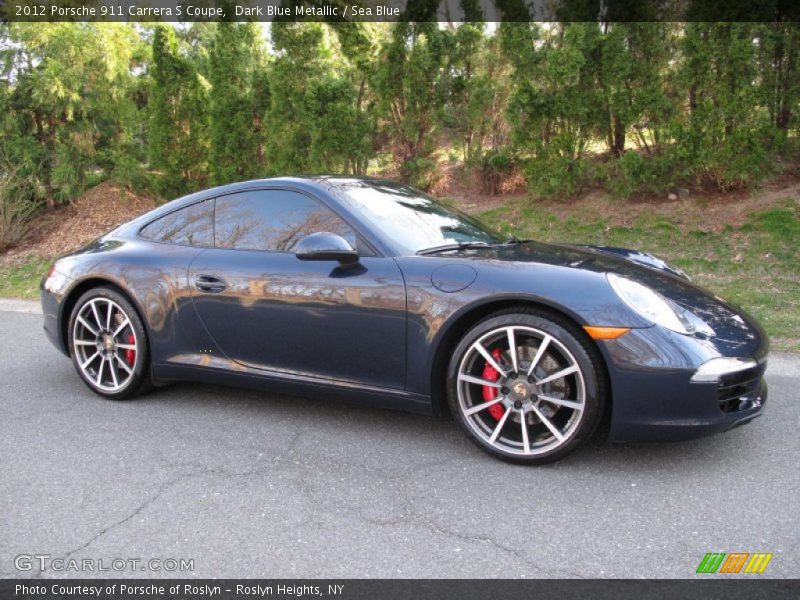 Dark Blue Metallic / Sea Blue 2012 Porsche 911 Carrera S Coupe