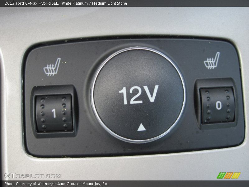 White Platinum / Medium Light Stone 2013 Ford C-Max Hybrid SEL