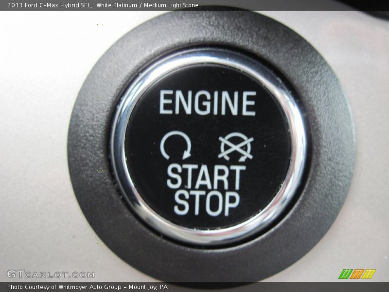 White Platinum / Medium Light Stone 2013 Ford C-Max Hybrid SEL