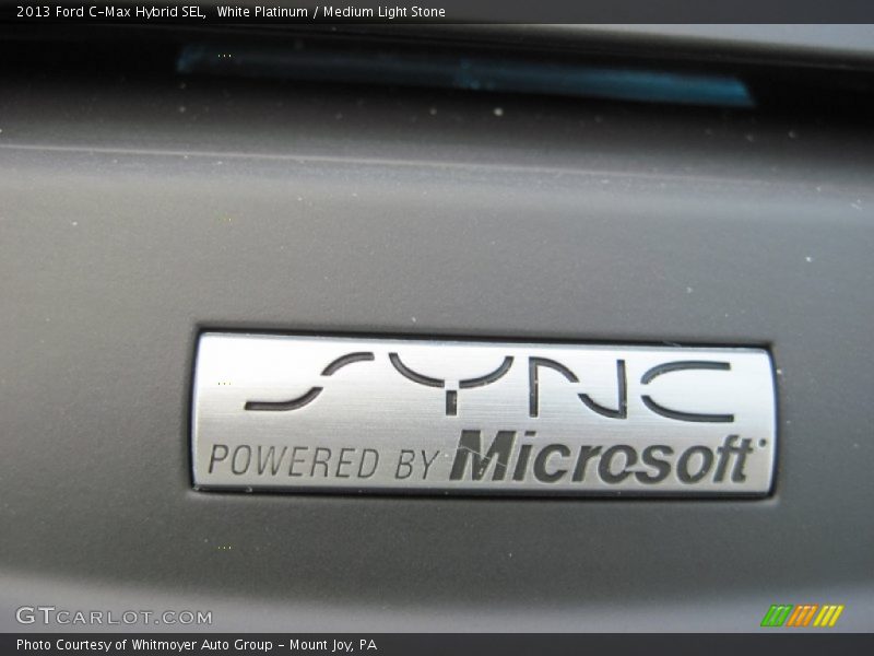 White Platinum / Medium Light Stone 2013 Ford C-Max Hybrid SEL