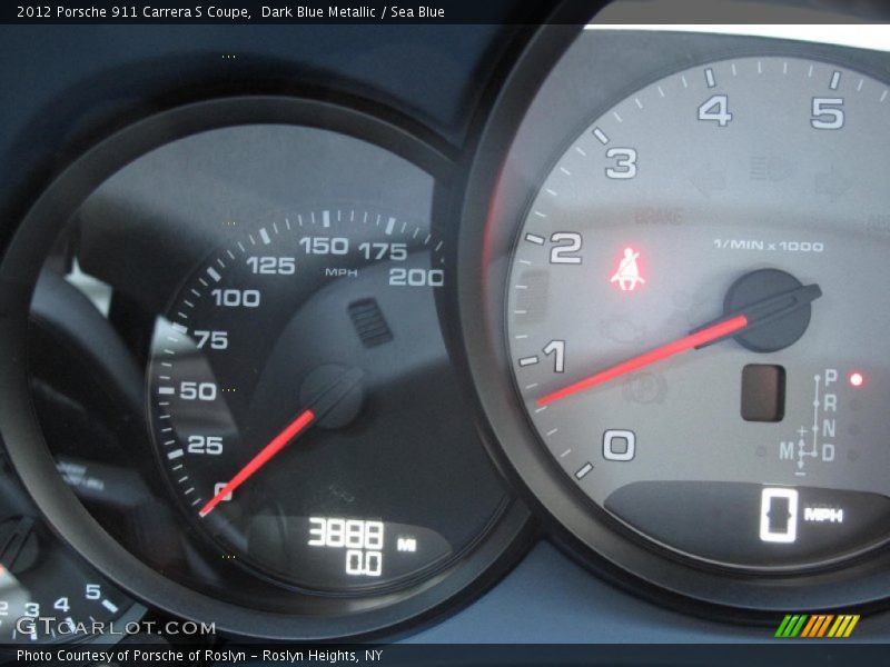 Dark Blue Metallic / Sea Blue 2012 Porsche 911 Carrera S Coupe